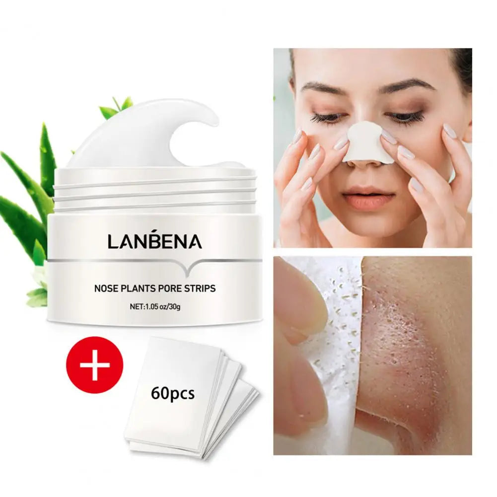 LANBENA Blackhead Remover Nose Mask Cream Acne Gentle Nose Plants Pores Strips Peeling Acne Treatment Healthy Skin Care Korea